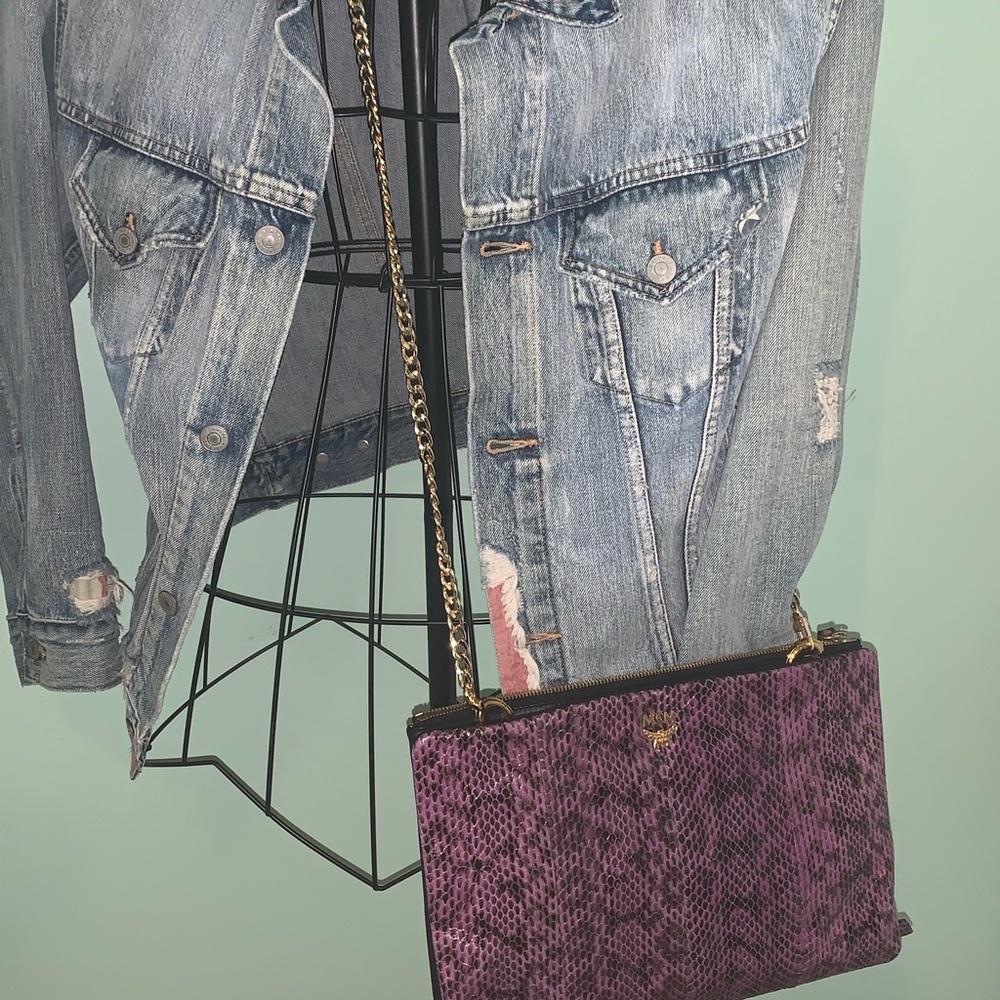 NWOT MCM multi-way clutch.  Authentic